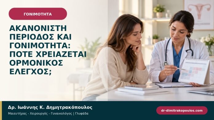 Ακανόνιστη περίοδος και γονιμότητα: πότε χρειάζεται ορμονικός έλεγχος;