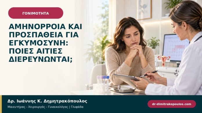 Αμηνόρροια και προσπάθεια για εγκυμοσύνη: ποιες αιτίες διερευνώνται;