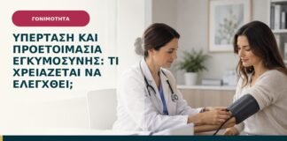 Υπέρταση και προετοιμασία εγκυμοσύνης: τι χρειάζεται να ελεγχθεί;
