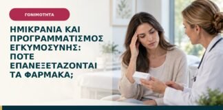 Ημικρανία και προγραμματισμός εγκυμοσύνης: πότε επανεξετάζονται τα φάρμακα;