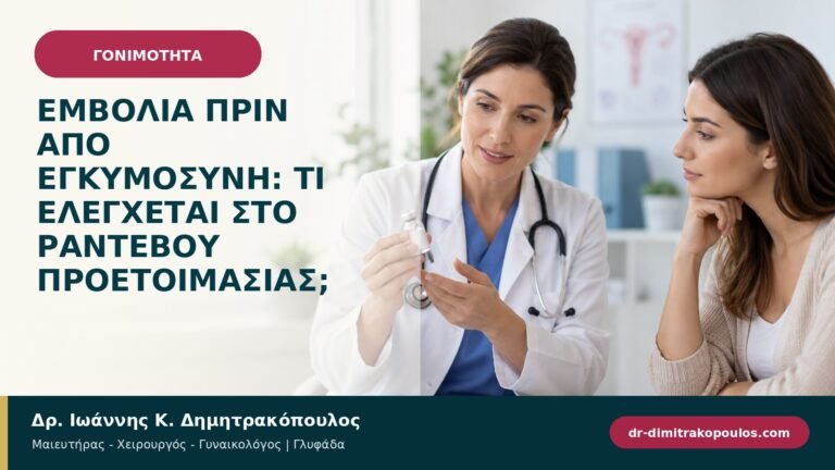 Εμβόλια πριν από εγκυμοσύνη: τι ελέγχεται στο ραντεβού προετοιμασίας;