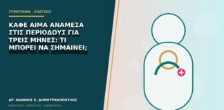 Καφέ αίμα ανάμεσα στις περιόδους για τρεις μήνες: τι μπορεί να σημαίνει;