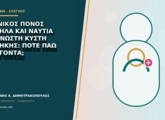 Ξαφνικός πόνος χαμηλά και ναυτία με γνωστή κύστη ωοθήκης: πότε πάω επείγοντα;