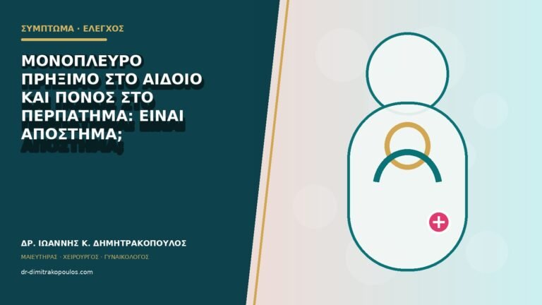 Μονόπλευρο πρήξιμο στο αιδοίο και πόνος στο περπάτημα: είναι απόστημα;