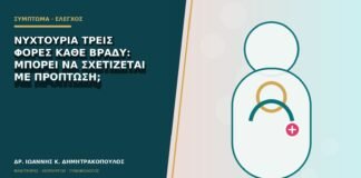 Νυχτουρία τρεις φορές κάθε βράδυ: μπορεί να σχετίζεται με πρόπτωση;
