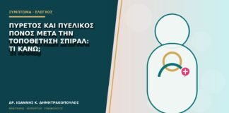 Πυρετός και πυελικός πόνος μετά την τοποθέτηση σπιράλ: τι κάνω;