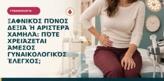 Ξαφνικός πόνος δεξιά ή αριστερά χαμηλά: πότε χρειάζεται άμεσος γυναικολογικός έλεγχος;