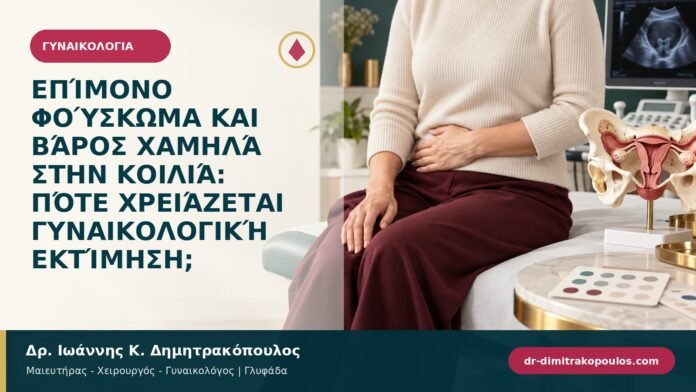 gynaikologika-symptomata-b93-15.jpg Επίμονο φούσκωμα και βάρος χαμηλά στην κοιλιά: πότε χρειάζεται γυναικολογική εκτίμηση;