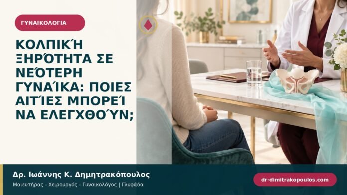 Κολπική ξηρότητα σε νεότερη γυναίκα: ποιες αιτίες μπορεί να ελεγχθούν;