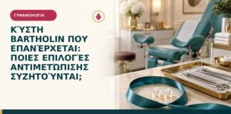 Κύστη Bartholin που επανέρχεται: ποιες επιλογές αντιμετώπισης συζητούνται;