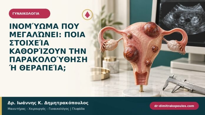 gynaikologika-symptomata-b93-33.jpg Ινομύωμα που μεγαλώνει: ποια στοιχεία καθορίζουν την παρακολούθηση ή θεραπεία;