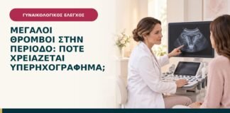 Μεγάλοι θρόμβοι στην περίοδο: πότε χρειάζεται υπερηχογράφημα;