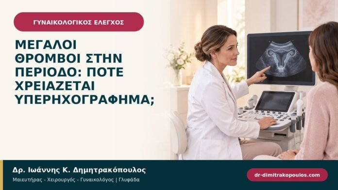 Μεγάλοι θρόμβοι στην περίοδο: πότε χρειάζεται υπερηχογράφημα; Μεγάλοι θρόμβοι στην περίοδο: πότε χρειάζεται υπερηχογράφημα;