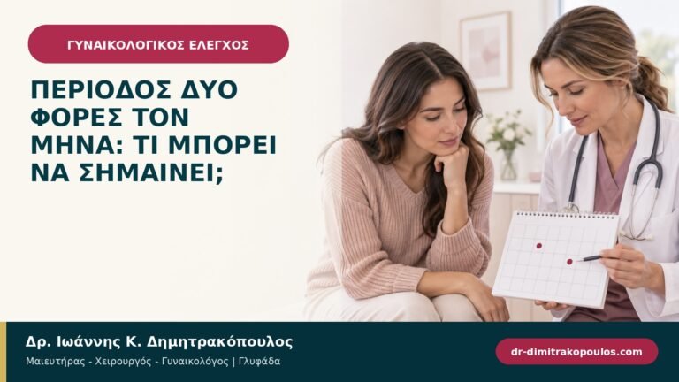 Περίοδος δύο φορές τον μήνα: τι μπορεί να σημαίνει;