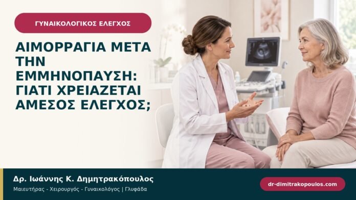 Αιμορραγία μετά την εμμηνόπαυση: γιατί χρειάζεται άμεσος έλεγχος; Αιμορραγία μετά την εμμηνόπαυση: γιατί χρειάζεται άμεσος έλεγχος;