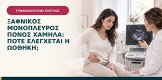 Ξαφνικός μονόπλευρος πόνος χαμηλά: πότε ελέγχεται η ωοθήκη;