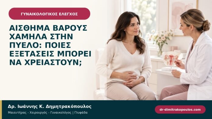 Αίσθημα βάρους χαμηλά στην πύελο: ποιες εξετάσεις μπορεί να χρειαστούν; Αίσθημα βάρους χαμηλά στην πύελο: ποιες εξετάσεις μπορεί να χρειαστούν;