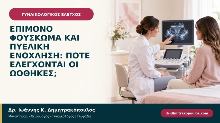 Επίμονο φούσκωμα και πυελική ενόχληση: πότε ελέγχονται οι ωοθήκες;