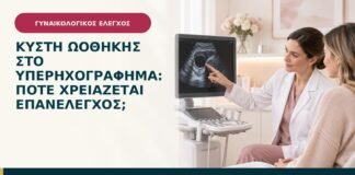 Κύστη ωοθήκης στο υπερηχογράφημα: πότε χρειάζεται επανέλεγχος;