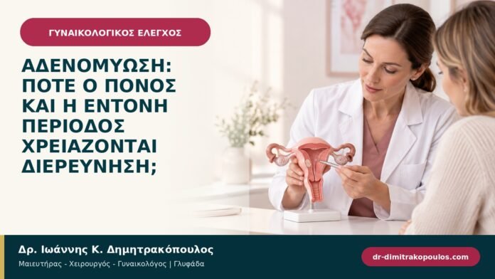 Αδενομύωση: πότε ο πόνος και η έντονη περίοδος χρειάζονται διερεύνηση;