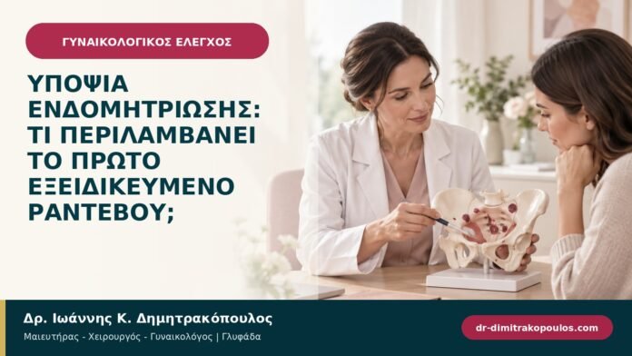 Υποψία ενδομητρίωσης: τι περιλαμβάνει το πρώτο εξειδικευμένο ραντεβού;