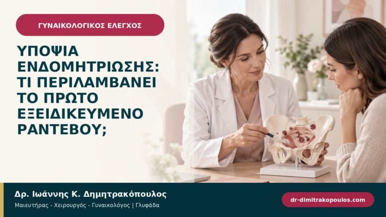 Υποψία ενδομητρίωσης: τι περιλαμβάνει το πρώτο εξειδικευμένο ραντεβού;
