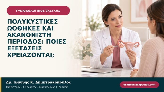 Πολυκυστικές ωοθήκες και ακανόνιστη περίοδος: ποιες εξετάσεις χρειάζονται;