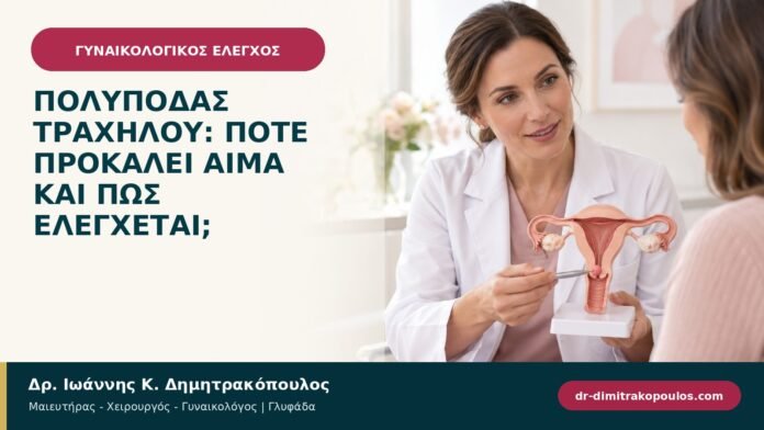 Πολύποδας τραχήλου: πότε προκαλεί αίμα και πώς ελέγχεται;