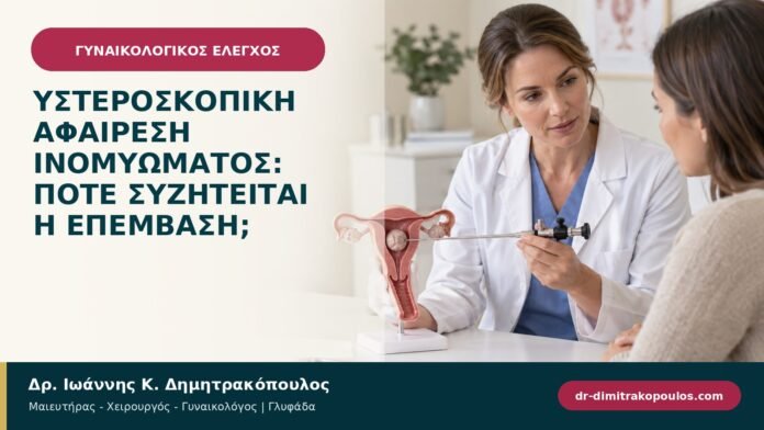 Υστεροσκοπική αφαίρεση ινομυώματος: πότε συζητείται η επέμβαση; Υστεροσκοπική αφαίρεση ινομυώματος: πότε συζητείται η επέμβαση;