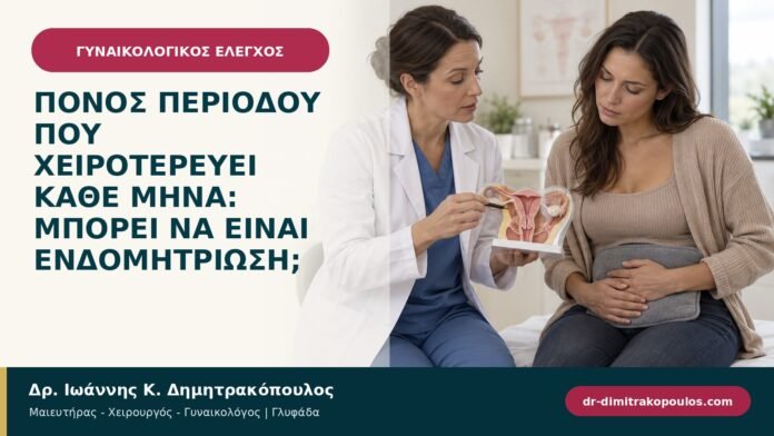 Πόνος περιόδου που χειροτερεύει κάθε μήνα: μπορεί να είναι ενδομητρίωση;