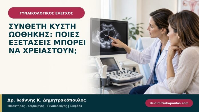 Σύνθετη κύστη ωοθήκης: ποιες εξετάσεις μπορεί να χρειαστούν;