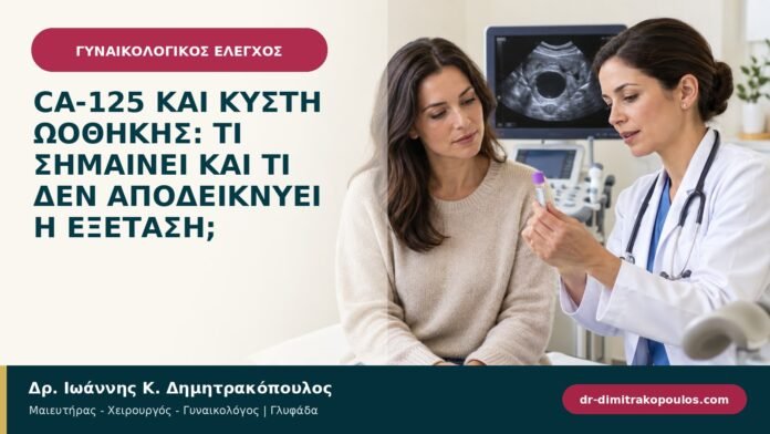 CA-125 και κύστη ωοθήκης: τι σημαίνει και τι δεν αποδεικνύει η εξέταση; CA-125 και κύστη ωοθήκης: τι σημαίνει και τι δεν αποδεικνύει η εξέταση;