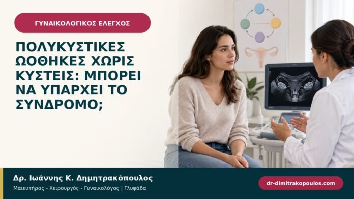 Πολυκυστικές ωοθήκες χωρίς κύστεις: μπορεί να υπάρχει το σύνδρομο; Πολυκυστικές ωοθήκες χωρίς κύστεις: μπορεί να υπάρχει το σύνδρομο;