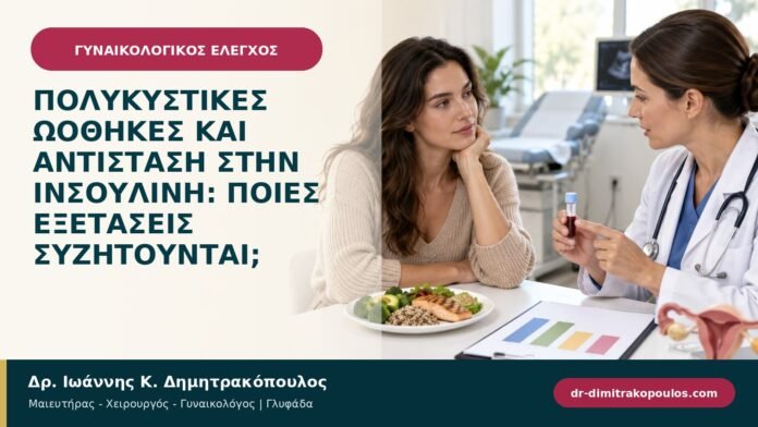 Πολυκυστικές ωοθήκες και αντίσταση στην ινσουλίνη: ποιες εξετάσεις συζητούνται;