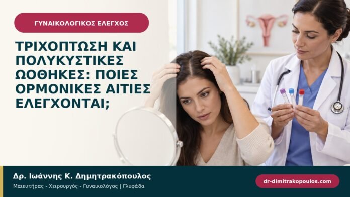 Τριχόπτωση και πολυκυστικές ωοθήκες: ποιες ορμονικές αιτίες ελέγχονται;