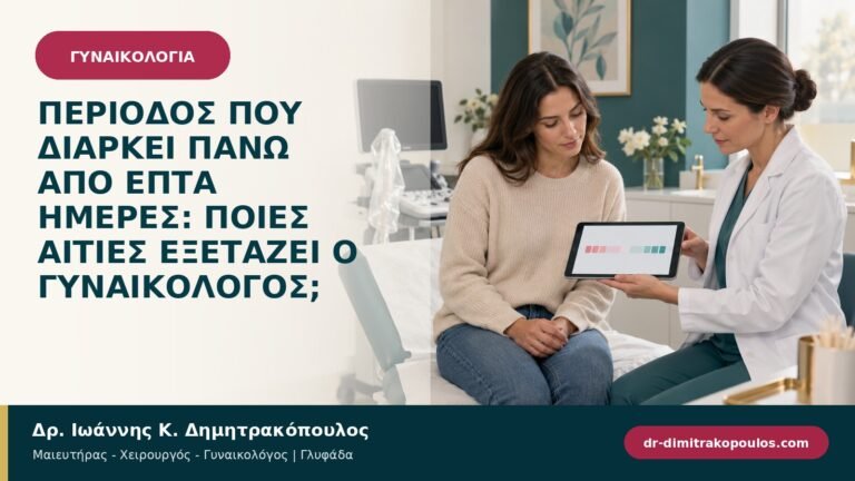 Περίοδος που διαρκεί πάνω από επτά ημέρες: ποιες αιτίες εξετάζει ο γυναικολόγος;