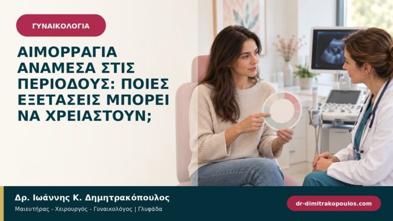 Αιμορραγία ανάμεσα στις περιόδους: ποιες εξετάσεις μπορεί να χρειαστούν;