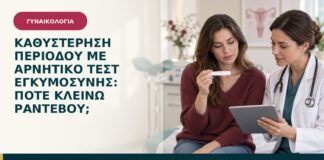 Καθυστέρηση περιόδου με αρνητικό τεστ εγκυμοσύνης: πότε κλείνω ραντεβού;