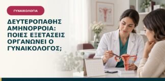Δευτεροπαθής αμηνόρροια: ποιες εξετάσεις οργανώνει ο γυναικολόγος;