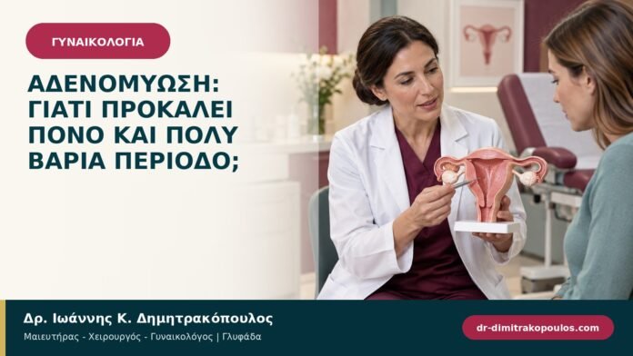 Αδενομύωση: γιατί προκαλεί πόνο και πολύ βαριά περίοδο;
