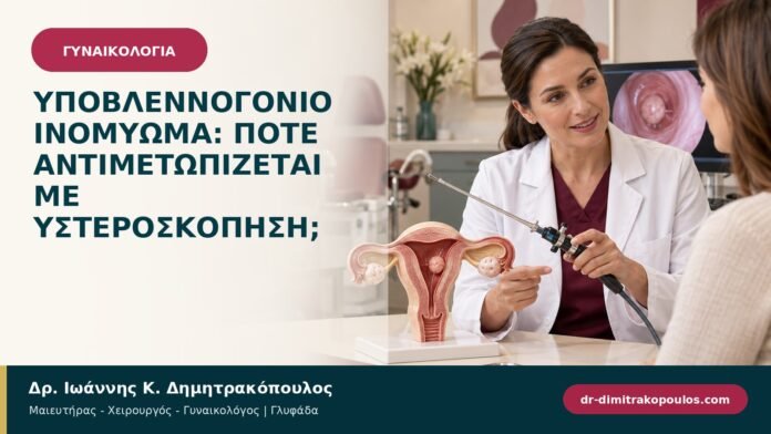 gynaikologikes-pathiseis-b95-20.jpg Υποβλεννογόνιο ινομύωμα: πότε αντιμετωπίζεται με υστεροσκόπηση;
