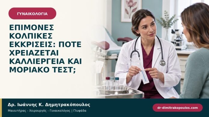 Επίμονες κολπικές εκκρίσεις: πότε χρειάζεται καλλιέργεια και μοριακό τεστ;