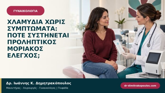 Χλαμύδια χωρίς συμπτώματα: πότε συστήνεται προληπτικός μοριακός έλεγχος;