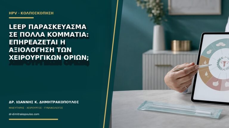 LEEP παρασκεύασμα σε πολλά κομμάτια: επηρεάζεται η αξιολόγηση των χειρουργικών ορίων;