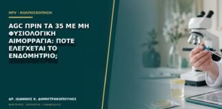 AGC πριν τα 35 με μη φυσιολογική αιμορραγία: πότε ελέγχεται το ενδομήτριο;