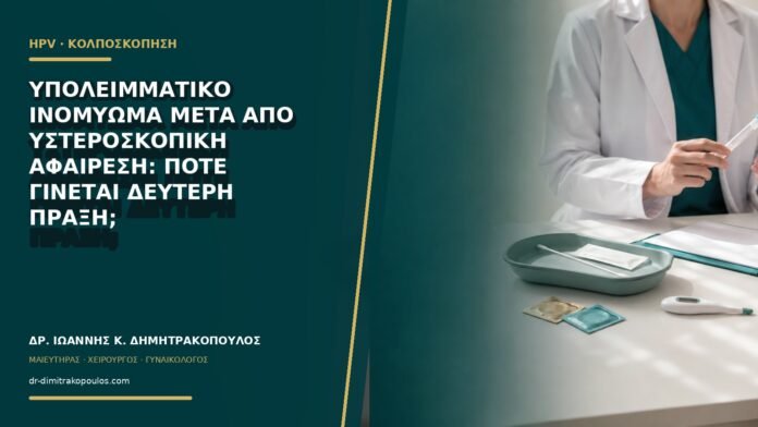 Υπολειμματικό ινομύωμα μετά από υστεροσκοπική αφαίρεση: πότε γίνεται δεύτερη πράξη;