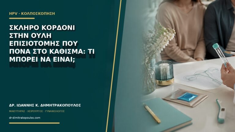 Σκληρό κορδόνι στην ουλή επισιοτομής που πονά στο κάθισμα: τι μπορεί να είναι;