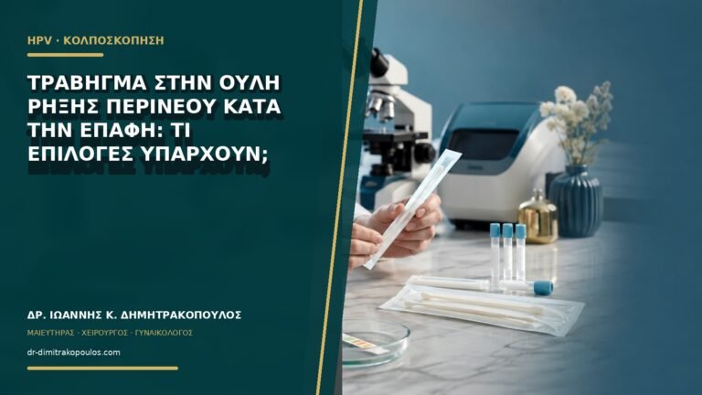 Τράβηγμα στην ουλή ρήξης περινέου κατά την επαφή: τι επιλογές υπάρχουν;