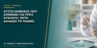 Κύστη ωοθήκης που επιμένει για τρεις κύκλους: πότε αλλάζει το πλάνο;