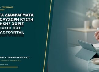 Λεπτά διαφράγματα σε πολύχωρη κύστη ωοθήκης χωρίς αγγείωση: πώς αξιολογούνται; Λεπτά διαφράγματα σε πολύχωρη κύστη ωοθήκης χωρίς αγγείωση: πώς αξιολογούνται;